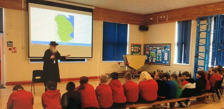 Asembly in Middle Rasen School